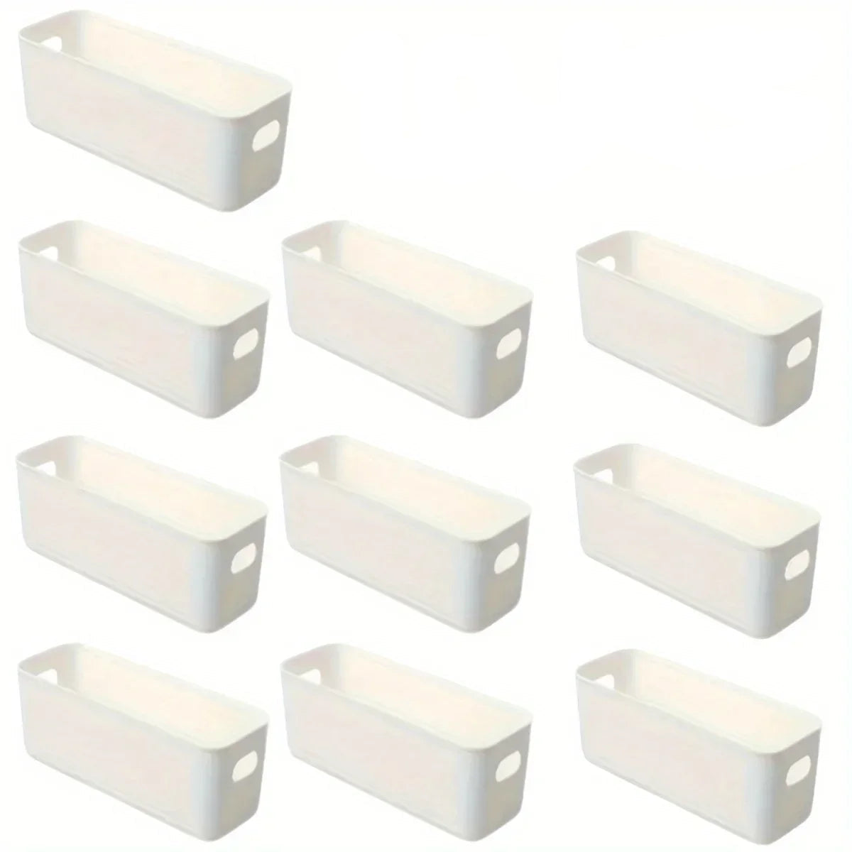 10001 10-Piece Storage Box Set – Large-Capacity Drawer Organizer - Image 1