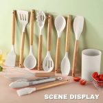 12-Piece Silicone Cooking Utensils Set – Non-Scratch Kitchen Tools - Image 3