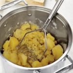 Stainless Steel Potato Masher – Wavy Kitchen Masher & Press - Image 2