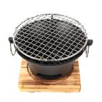 Cast Iron Korean & Japanese Style BBQ Grill – Charcoal & Alcohol Stove