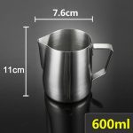 Stainless Steel Milk Frothing Pitcher – Latte Art Jug 100-600ml - Image 8