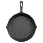 Pre-Seasoned 10.5" Cast Iron Skillet – Non-Stick Pan Campfire & Oven Safe - Image 3