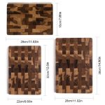 Double-Sided Wooden Cutting Board – Kitchen Chopping Block - Image 3