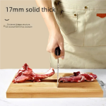 Bamboo Cutting Board – Eco-Friendly Rectangular Chopping Board - Image 3