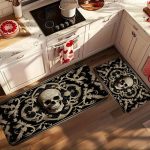 Skull Head Door Mat – Non-Slip Soft Floor Rug 1/2 Pcs - Image 4