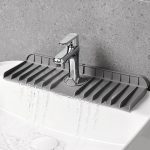 Silicone Faucet Mat & Sink Splash Guard – Sponge Holder & Drain Pad - Image 7
