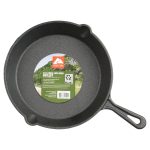 Pre-Seasoned 10.5" Cast Iron Skillet – Non-Stick Pan Campfire & Oven Safe - Image 4