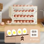 Automatic Rolling Egg Storage Box – Fridge Door Egg Organizer 2/4 Layer - Image 8