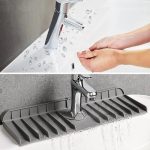 Silicone Faucet Mat & Sink Splash Guard – Sponge Holder & Drain Pad - Image 6