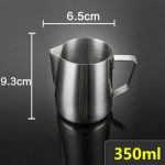 Stainless Steel Milk Frothing Pitcher – Latte Art Jug 100-600ml - Image 6