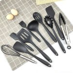 10-Piece Silicone Cookware & Kitchen Utensil Set - Image 3