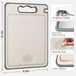 Double-Sided Stainless Steel Cutting Board with Anti-Slip Silicone Edges - Image 3