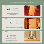 Bamboo Cutting Board – Eco-Friendly Rectangular Chopping Board - Image 5