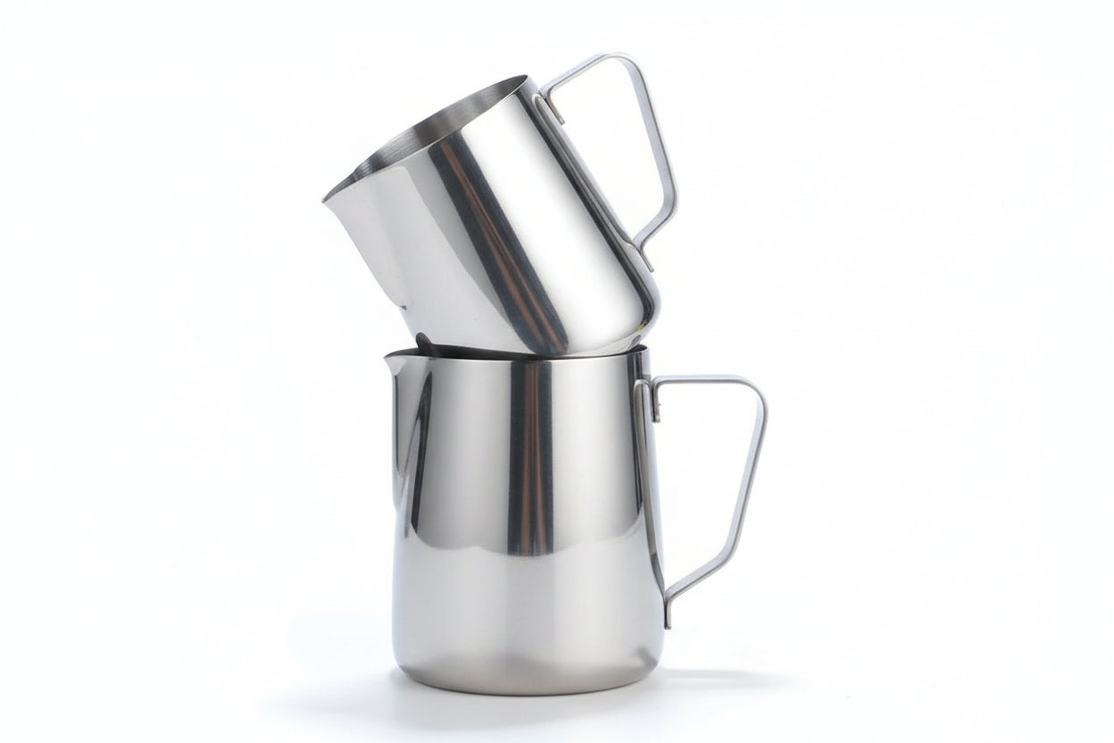 10007 Stainless Steel Milk Frothing Pitcher – Latte Art Jug 100-600ml - Image 1