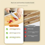 Bamboo Cutting Board – Eco-Friendly Rectangular Chopping Board - Image 7
